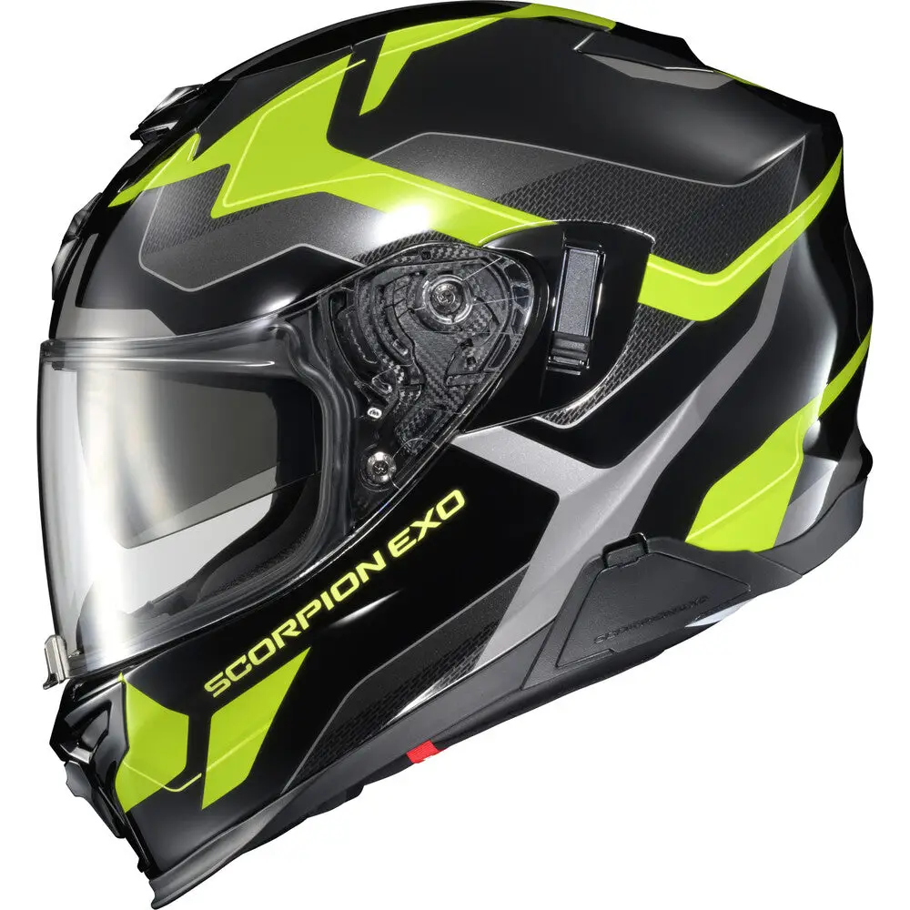 Scorpion EXO-T520 Zuse Helmet Black/Hi-Viz
