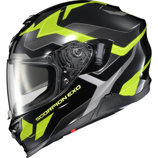 Scorpion EXO-T520 Zuse Helmet Black/Hi-Viz