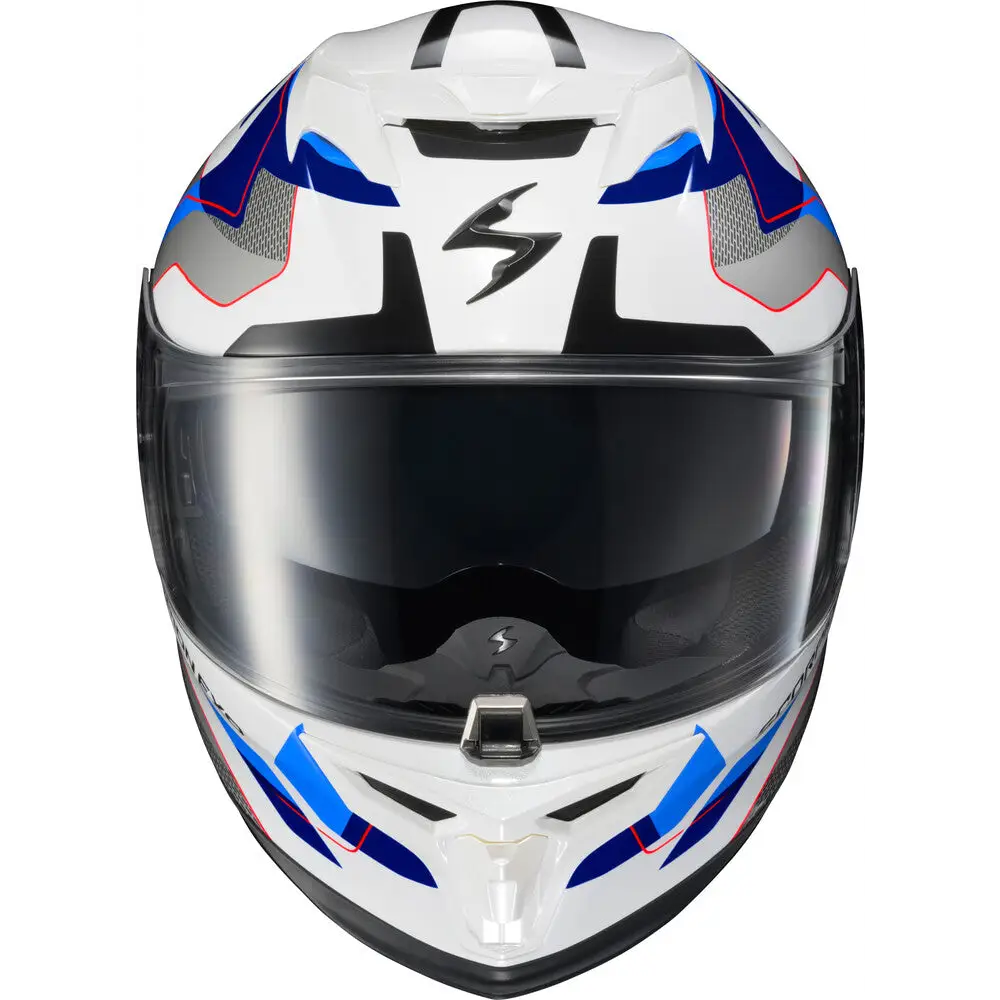 Scorpion EXO-T520 Zuse Helmet White/Blue