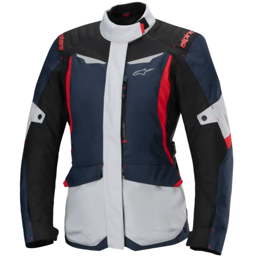Women Alpinestars Stella ST-1 WP Jacket Blue/Black/Red Fluo - XS - Jacket